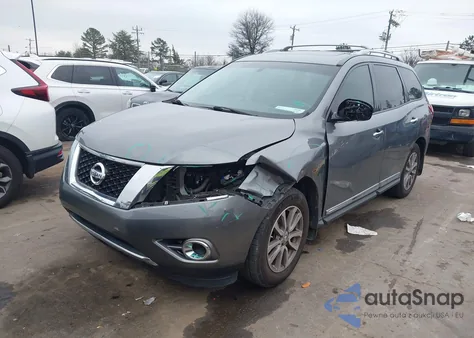 2015 Nissan Pathfinder Sl from USA, damaged, VIN 5N1AR2MN4FC694433